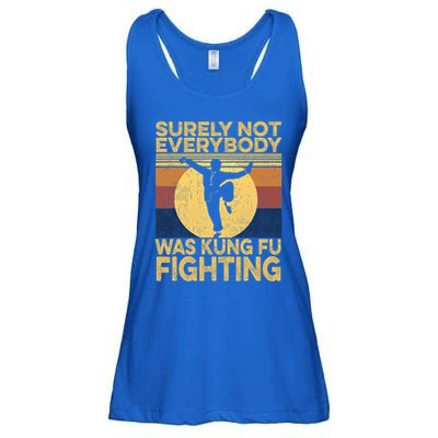 Surely Not Everybody Was Kung Fu Fighting Kung Fu Karate Ladies Essential Flowy Tank