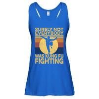 Surely Not Everybody Was Kung Fu Fighting Kung Fu Karate Ladies Essential Flowy Tank