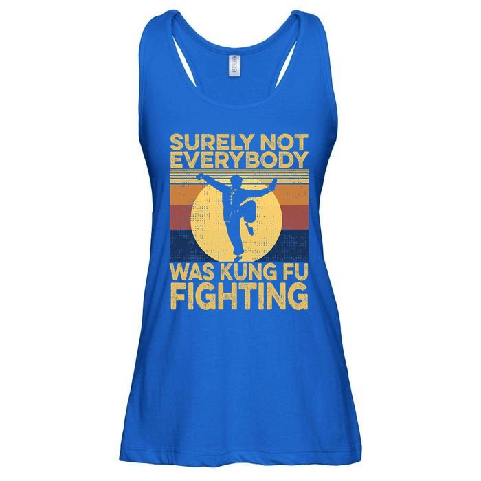 Surely Not Everybody Was Kung Fu Fighting Kung Fu Karate Ladies Essential Flowy Tank
