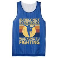Surely Not Everybody Was Kung Fu Fighting Kung Fu Karate Mesh Reversible Basketball Jersey Tank
