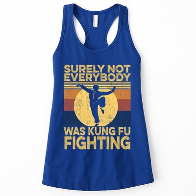 Surely Not Everybody Was Kung Fu Fighting Kung Fu Karate Womens Tank Top