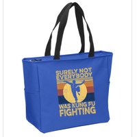 Surely Not Everybody Was Kung Fu Fighting Kung Fu Karate Zip Tote Bag