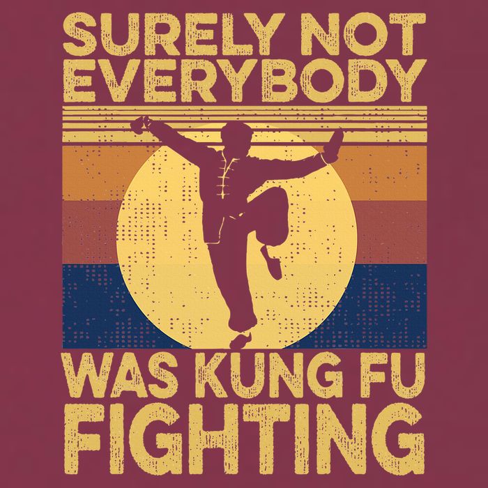 Surely Not Everybody Was Kung Fu Fighting Kung Fu Karate 16oz Travel Tumbler