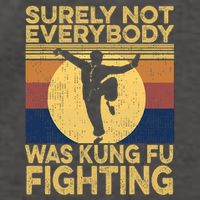 Surely Not Everybody Was Kung Fu Fighting Kung Fu Karate Vector Backpack