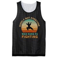 Surely Not Everyone Was Kung Fu Fighting Mesh Reversible Basketball Jersey Tank