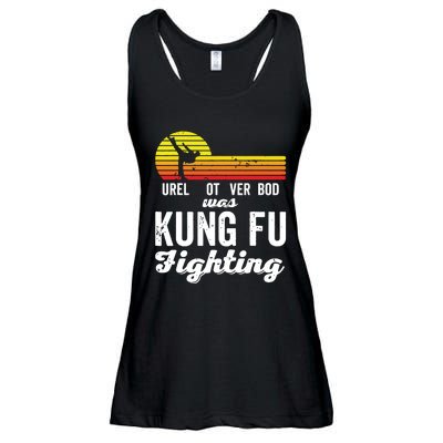 Surely Not Everybody Was Kung Fu Fighting Funny Karate Ladies Essential Flowy Tank