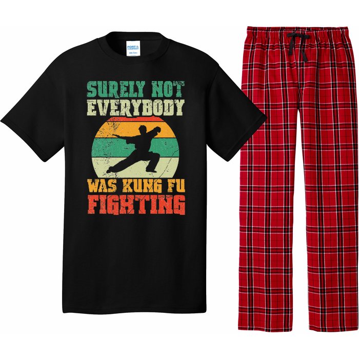 Surely Not Everybody Was Kung Fu Fighting Vintage Retro Pajama Set