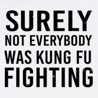 Surely Not Everybody Was Kung Fu Fighting Garment-Dyed Sweatshirt