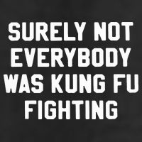 Surely Not Everybody Was Kung Fu Fighting Microfiber Hand Towel