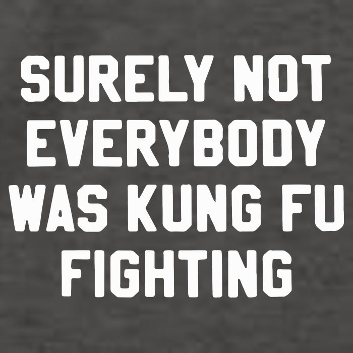 Surely Not Everybody Was Kung Fu Fighting Vector Backpack