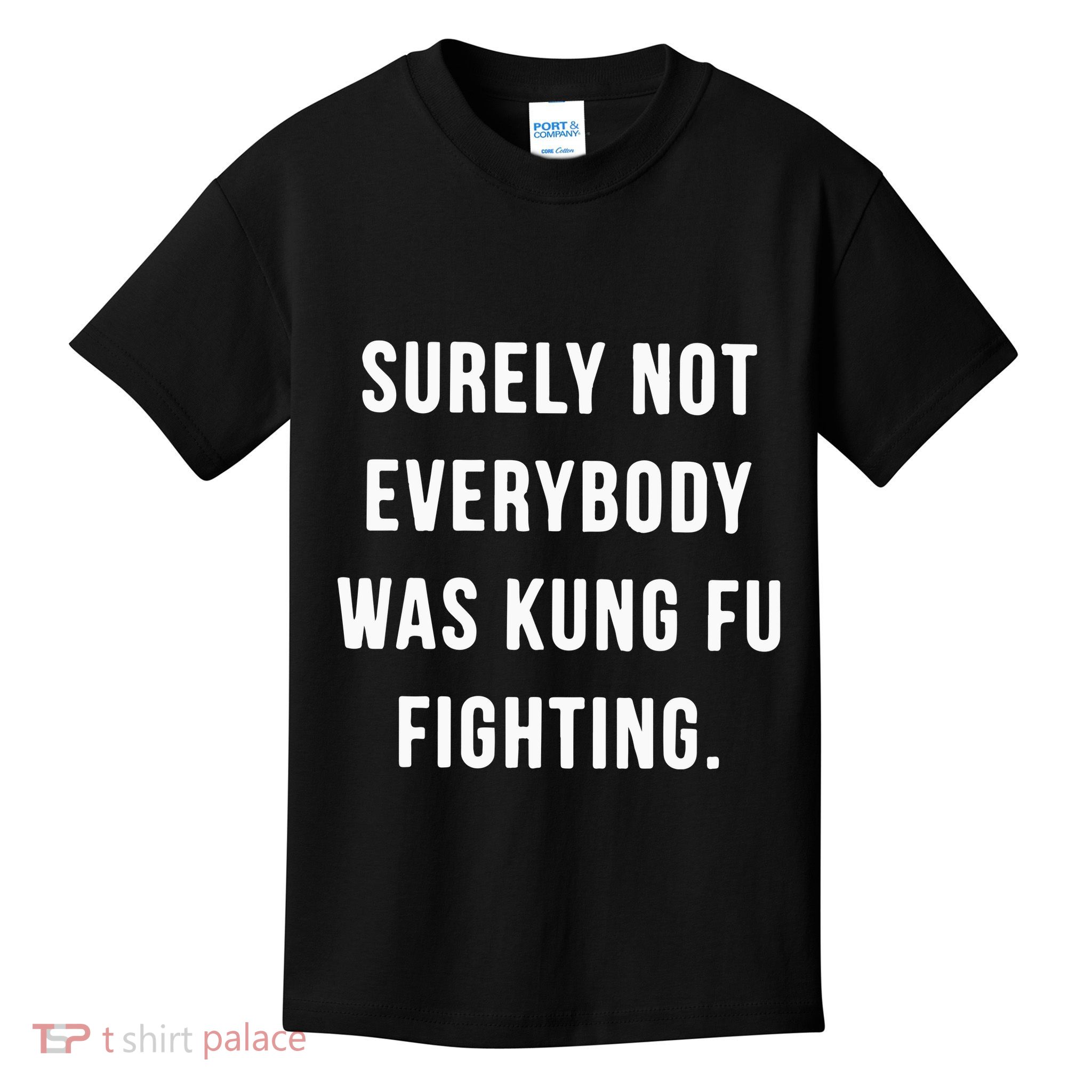 Surely Not Everybody Was Kung Fu Fighting Kids T-Shirt