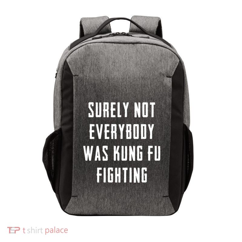 Surely Not Everybody Was Kung Fu Fighting Vector Backpack