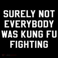 Surely Not Everybody Was Kung Fu Fighting Sarcastic Bag