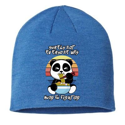 Surely Not Everyone Was Kung Fu Fighting Gift Sustainable Beanie
