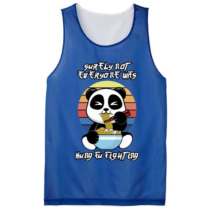 Surely Not Everyone Was Kung Fu Fighting Gift Mesh Reversible Basketball Jersey Tank