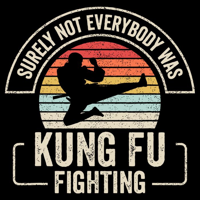 Surely Not Everybody Was Kung Fu Fighting Vintage Performance Shirt