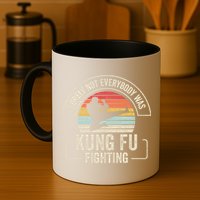 Surely Not Everybody Was Kung Fu Fighting Vintage Mug