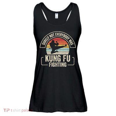 Surely Not Everybody Was Kung Fu Fighting Vintage Ladies Essential Flowy Tank