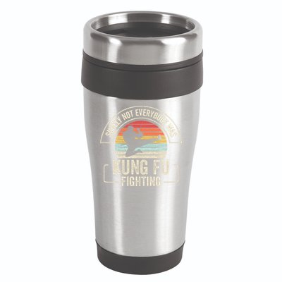 Surely Not Everybody Was Kung Fu Fighting Vintage 16oz Travel Tumbler