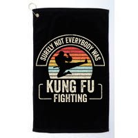 Surely Not Everybody Was Kung Fu Fighting Vintage Golf Towel