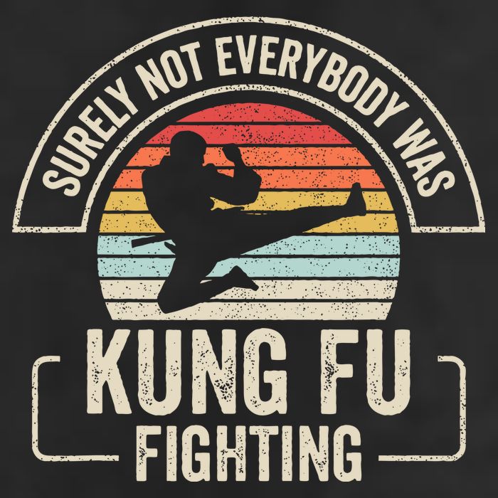 Surely Not Everybody Was Kung Fu Fighting Vintage Golf Towel