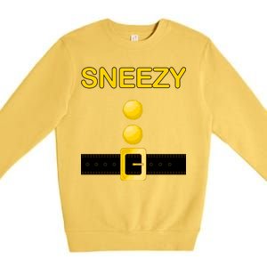 Sneezy Dwarf Costume Premium Crewneck Sweatshirt