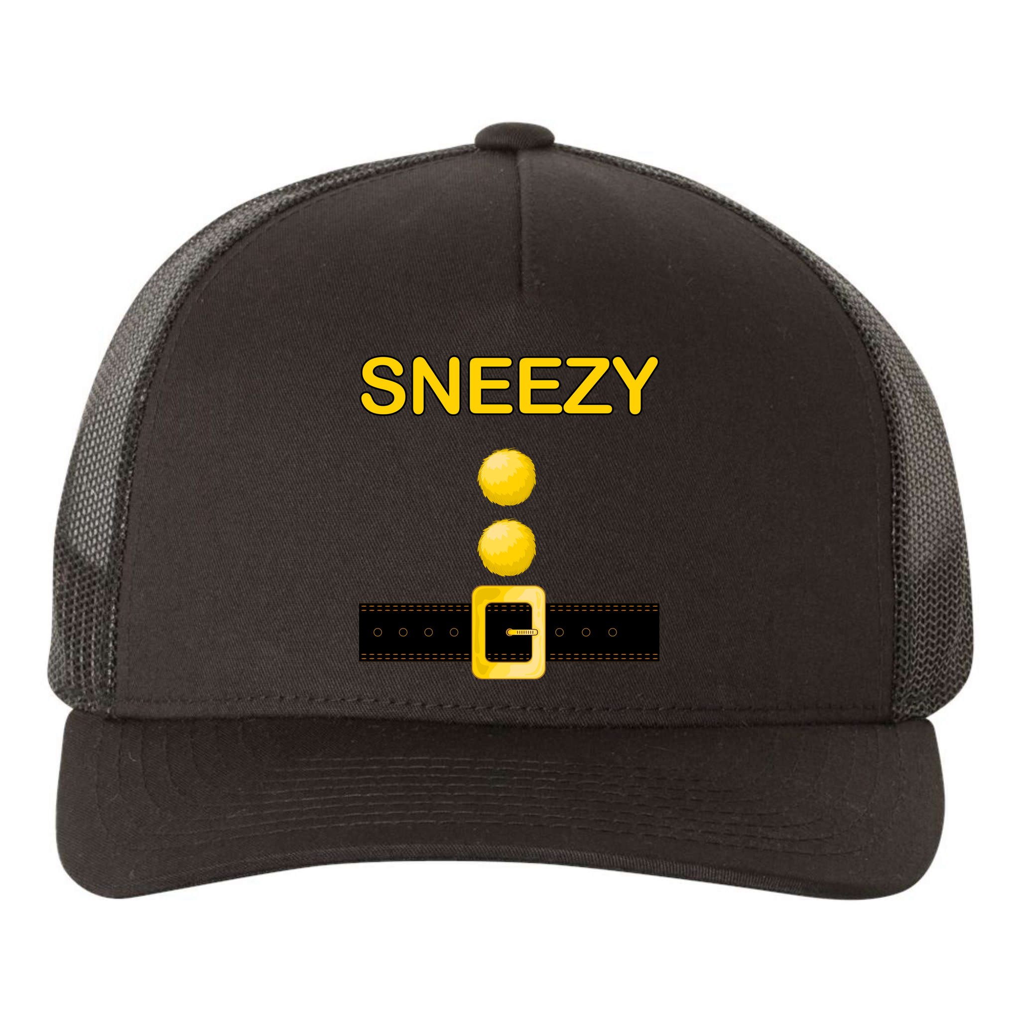 Sneezy Dwarf Costume Yupoong Adult 5-Panel Trucker Hat