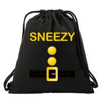 Sneezy Dwarf Costume Drawstring Bag