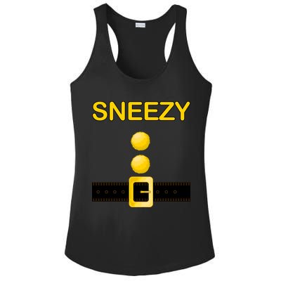 Sneezy Dwarf Costume Ladies PosiCharge Competitor Racerback Tank