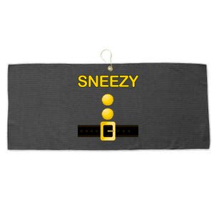 Sneezy Dwarf Costume Large Microfiber Waffle Golf Towel