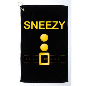 Sneezy Dwarf Costume Platinum Collection Golf Towel