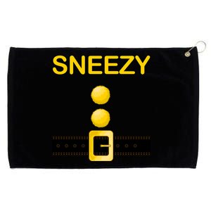 Sneezy Dwarf Costume Grommeted Golf Towel