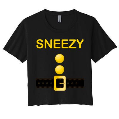 Sneezy Dwarf Costume Crop Top
