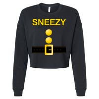 Sneezy Dwarf Costume Cropped Pullover Crew