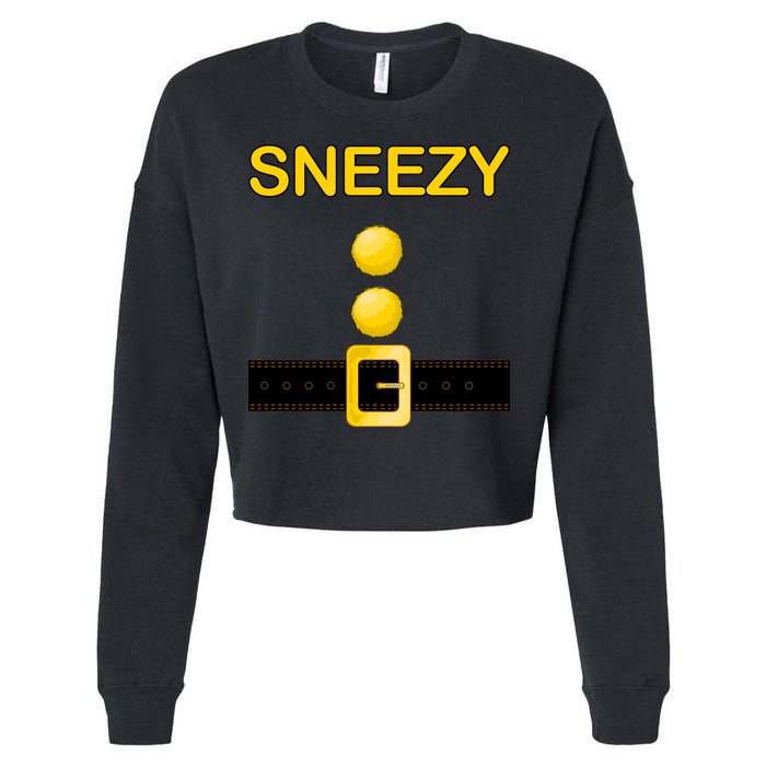 Sneezy Dwarf Costume Cropped Pullover Crew