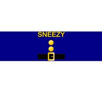 Sneezy Dwarf Costume Bumper Sticker