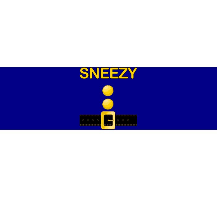 Sneezy Dwarf Costume Bumper Sticker