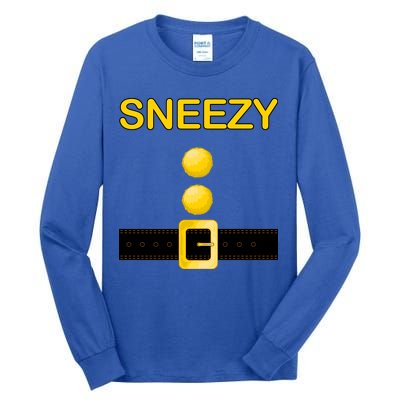 Sneezy Dwarf Costume Tall Long Sleeve T-Shirt