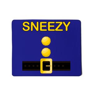 Sneezy Dwarf Costume Mousepad