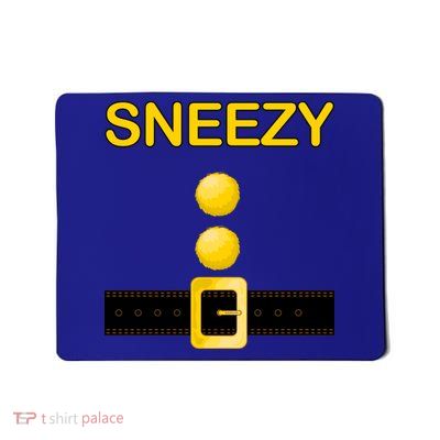 Sneezy Dwarf Costume Mousepad