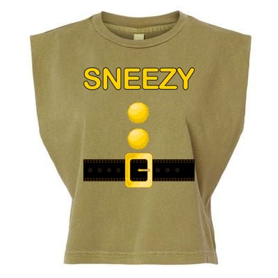 Sneezy Dwarf Costume Garment-Dyed Women's Muscle Tee