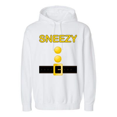 Sneezy Dwarf Costume Garment-Dyed Fleece Hoodie