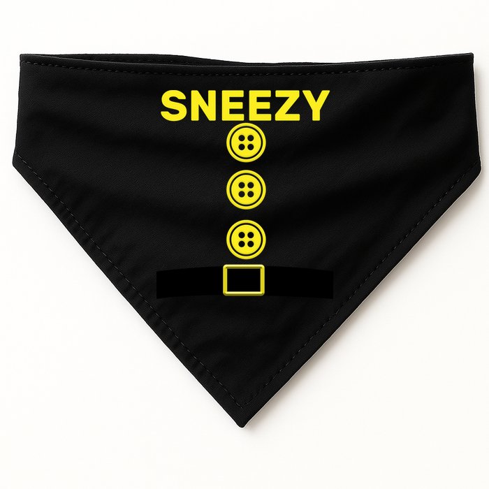 Sneezy Dwarf Halloween Costume USA-Made Doggie Bandana