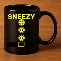 Sneezy Dwarf Halloween Costume 11oz C Handle Ceramic Mug