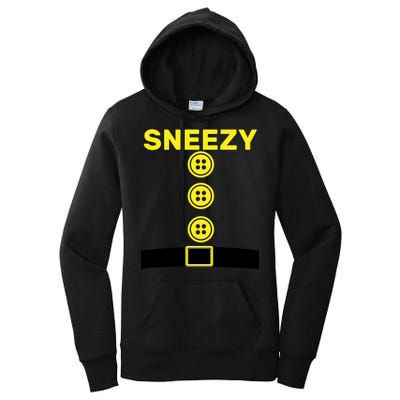Sneezy Dwarf Halloween Costume Women's Pullover Hoodie