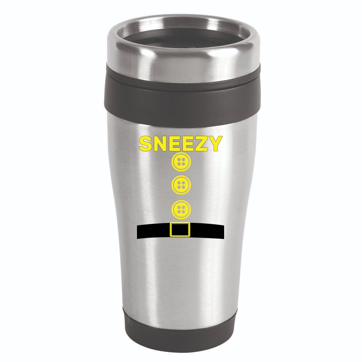 Sneezy Dwarf Halloween Costume 16oz Travel Tumbler