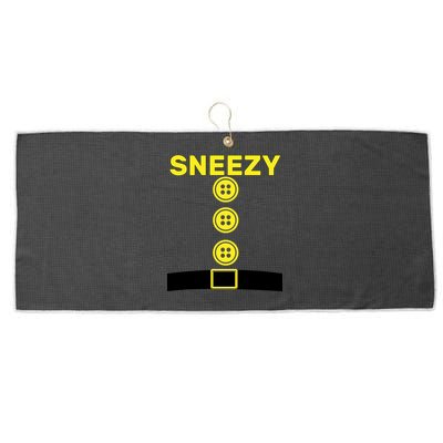 Sneezy Dwarf Halloween Costume Large Microfiber Waffle Golf Towel