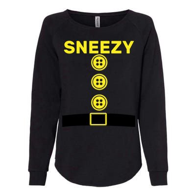 Sneezy Dwarf Halloween Costume Womens California Wash Sweatshirt