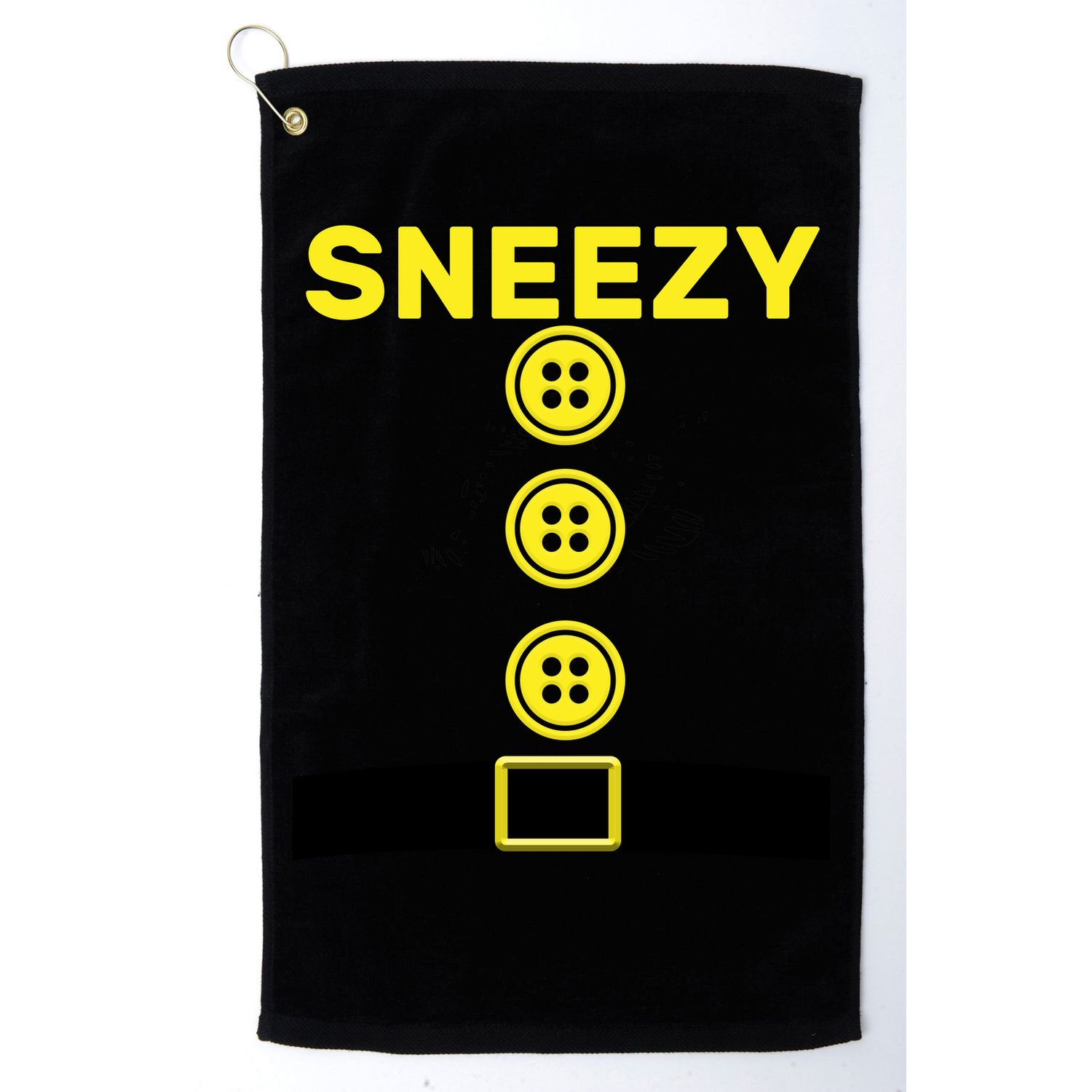Sneezy Dwarf Halloween Costume Golf Towel
