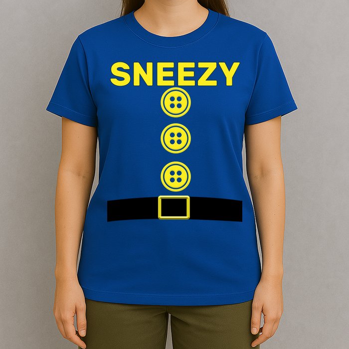 Sneezy Dwarf Halloween Costume T-Shirt